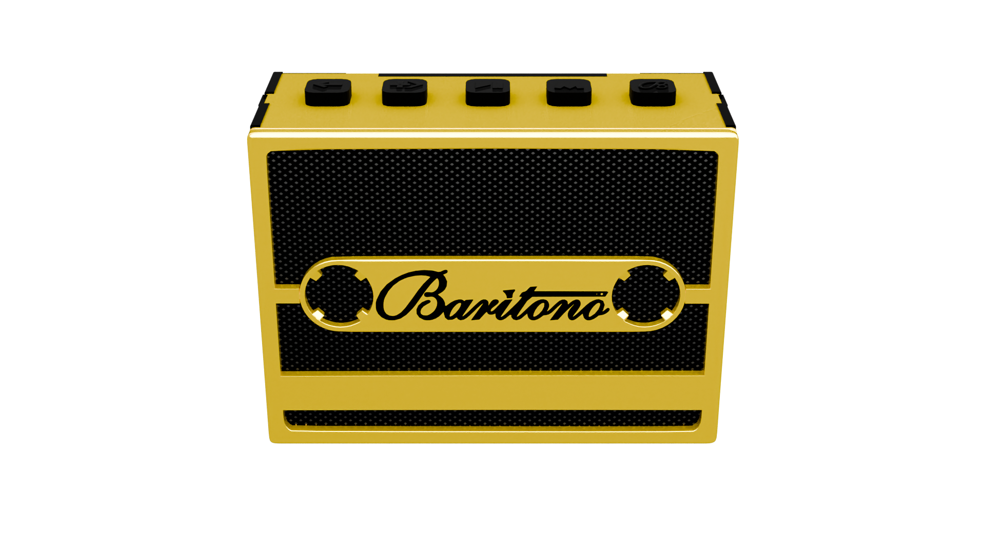 Cassette Yellow 5w Wireless Speaker