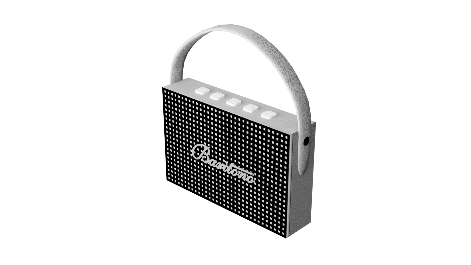 RECTO-SLIM White 10w wireless speaker