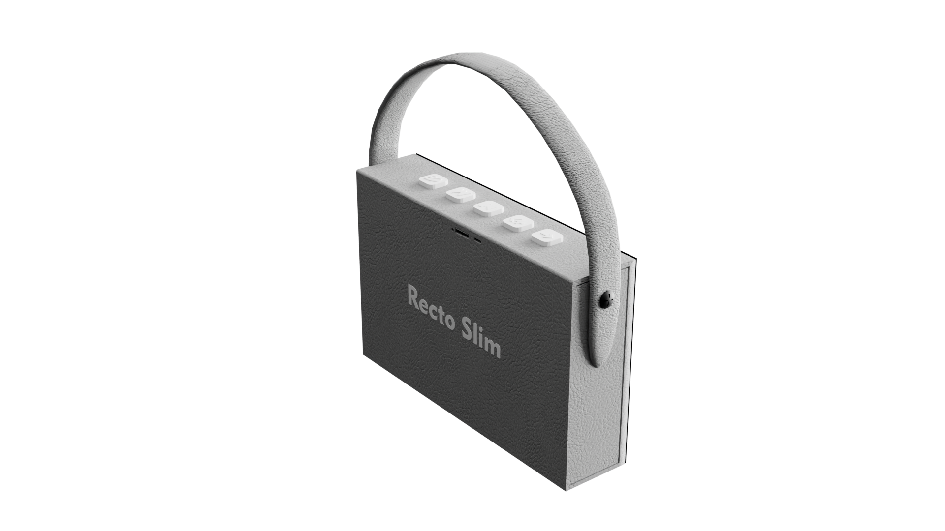 RECTO-SLIM White 10w wireless speaker