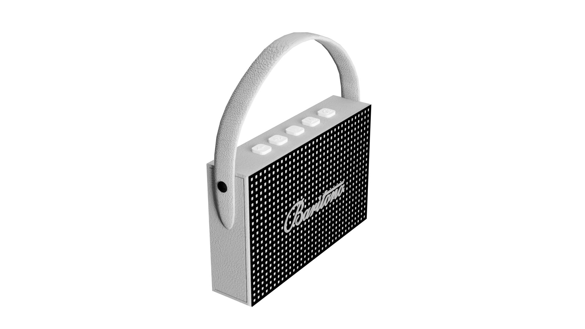 RECTO-SLIM White 10w wireless speaker