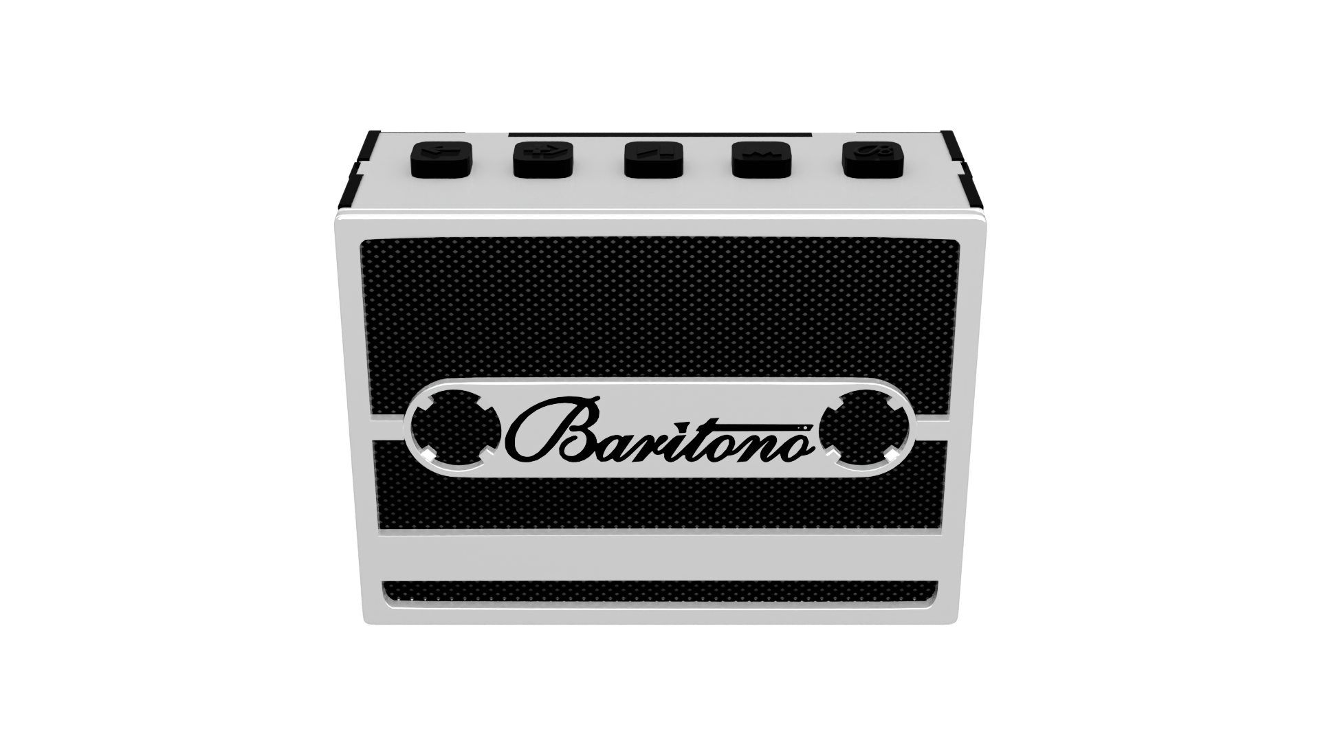 Cassette White 5w Wireless Speaker