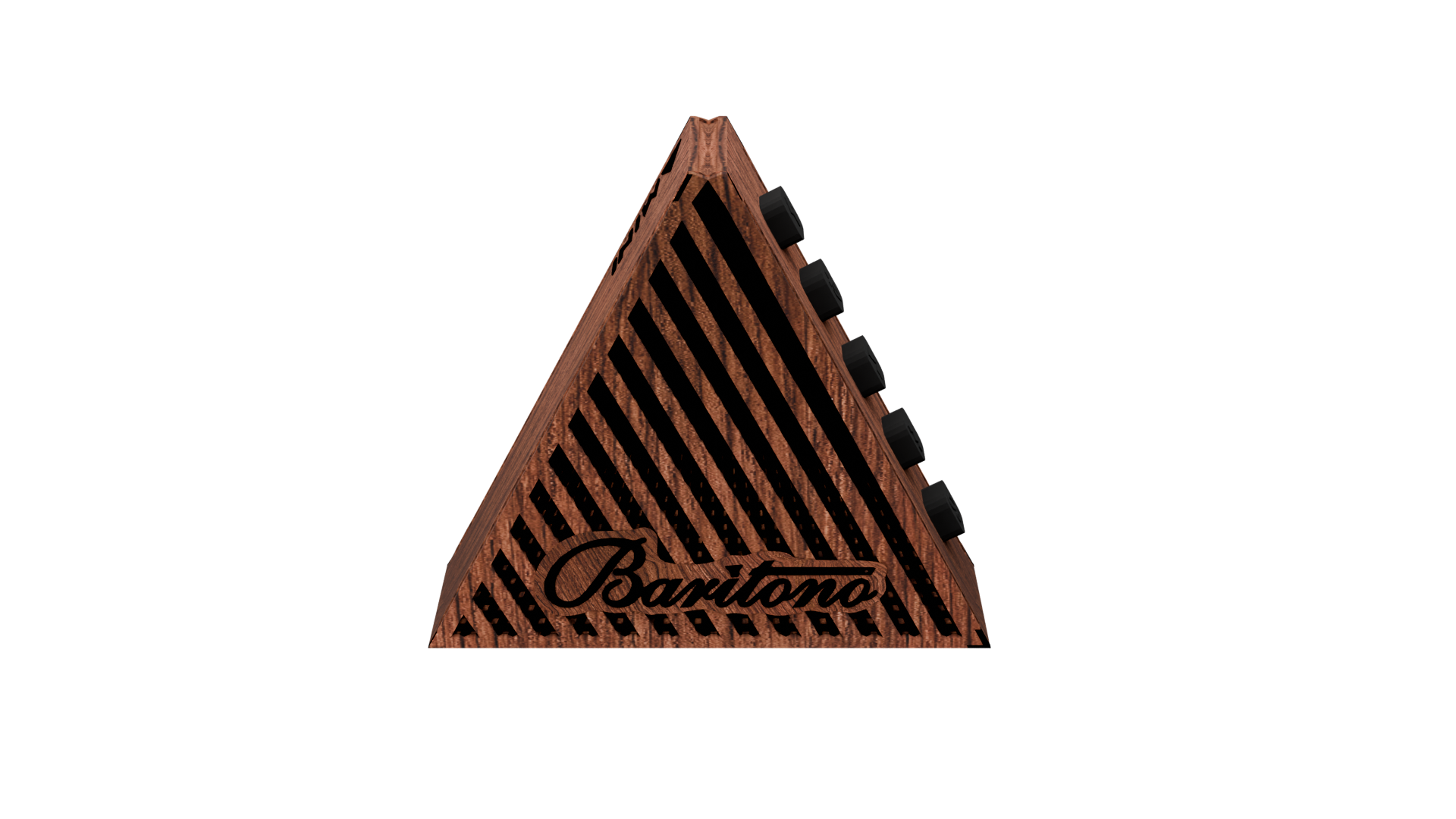 Tribe Dark Wood 7w Wireless Speaker