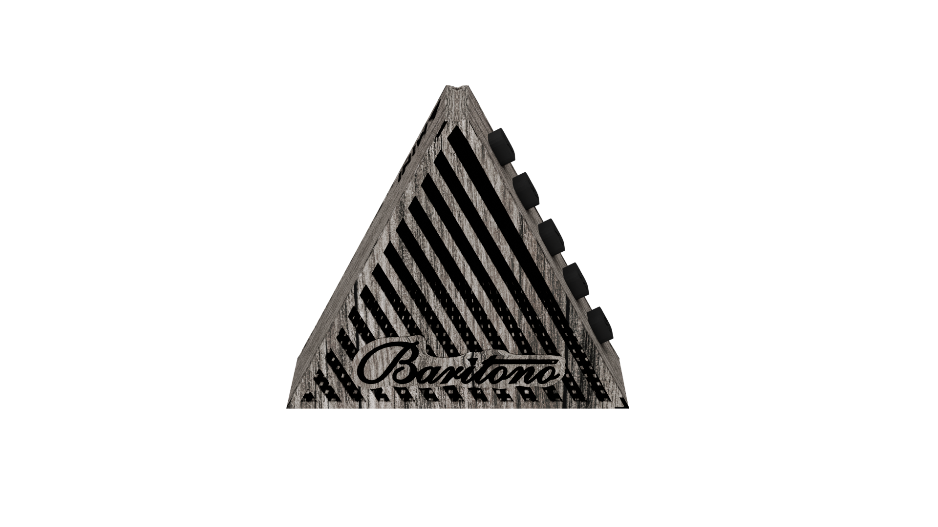 Tribe  Gray Wood 7w Wireless Speaker