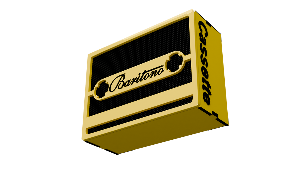 cassette Tape Electric Yellow 5w wireless speaker