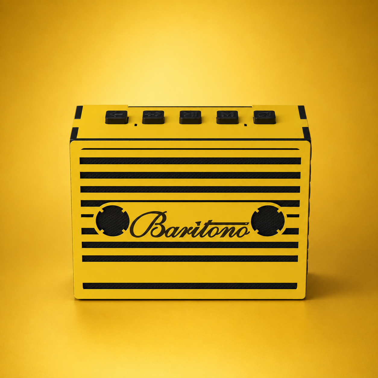 Cassette heritage Yellow Wireless Speaker (5W)