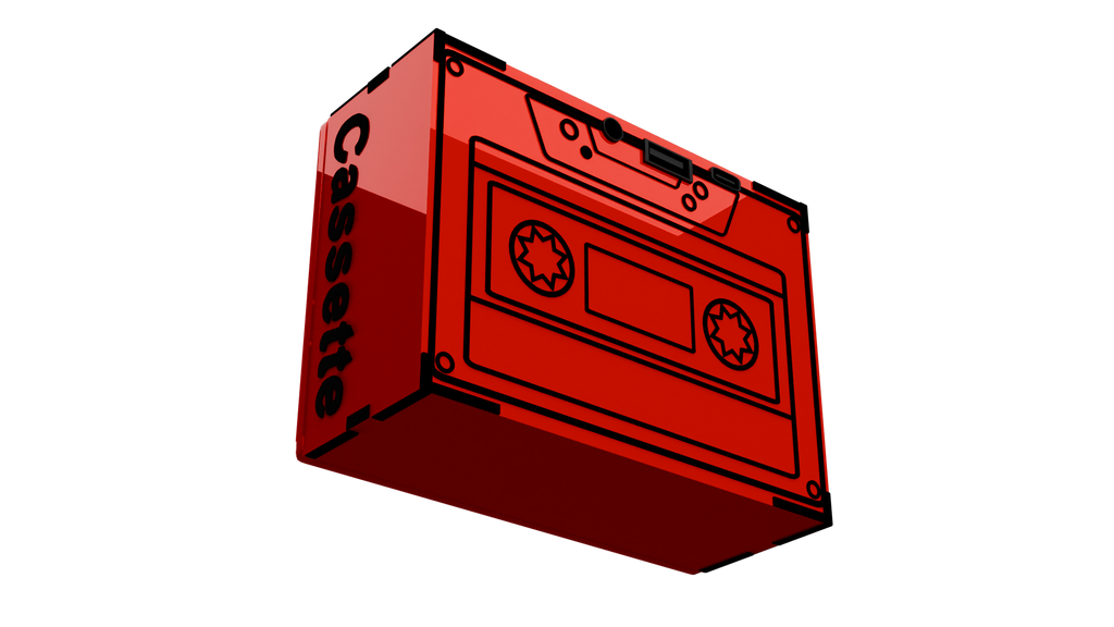 cassette Tape Signal Red 5w wireless speaker