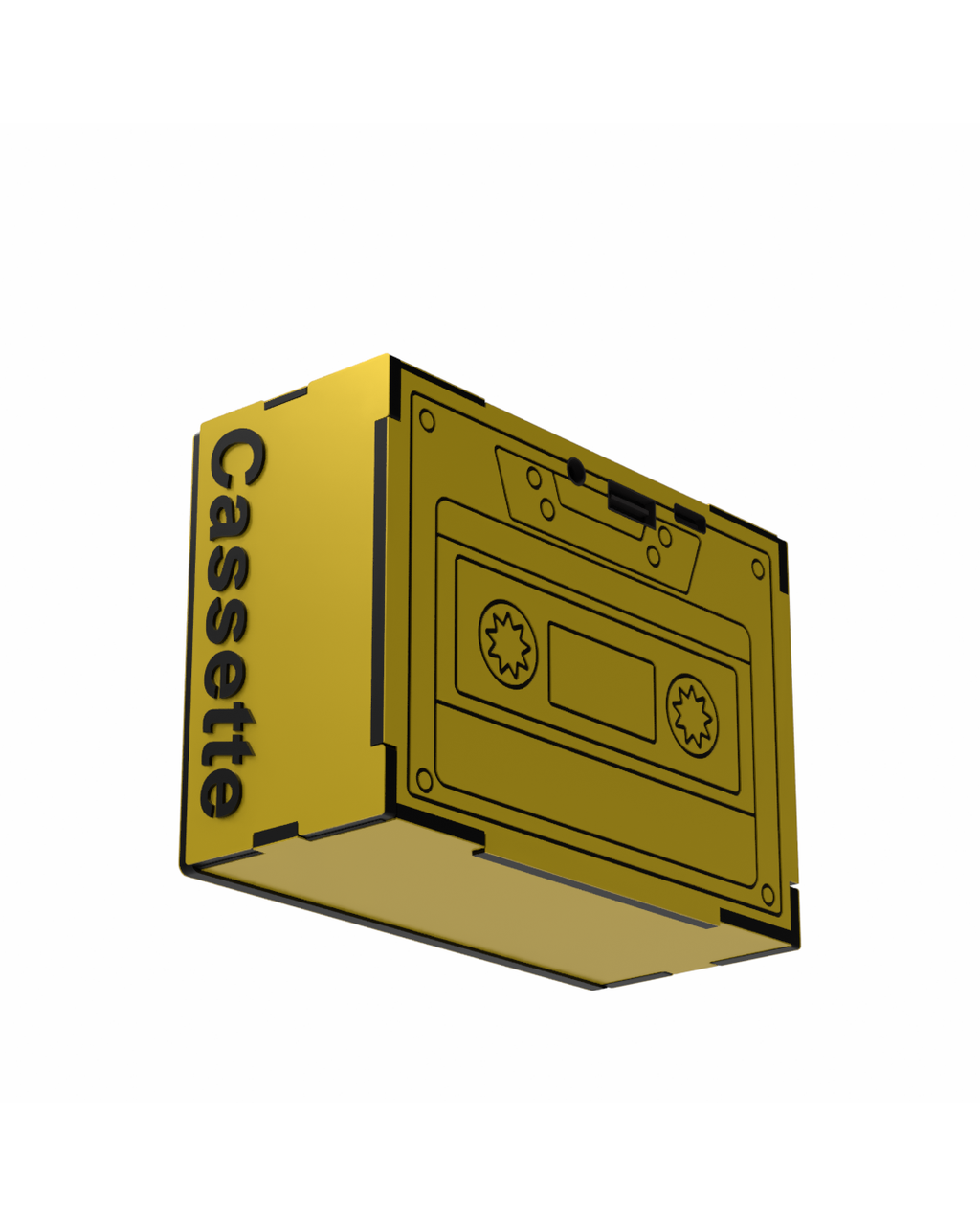 Cassette heritage Yellow 5w Wireless Speaker