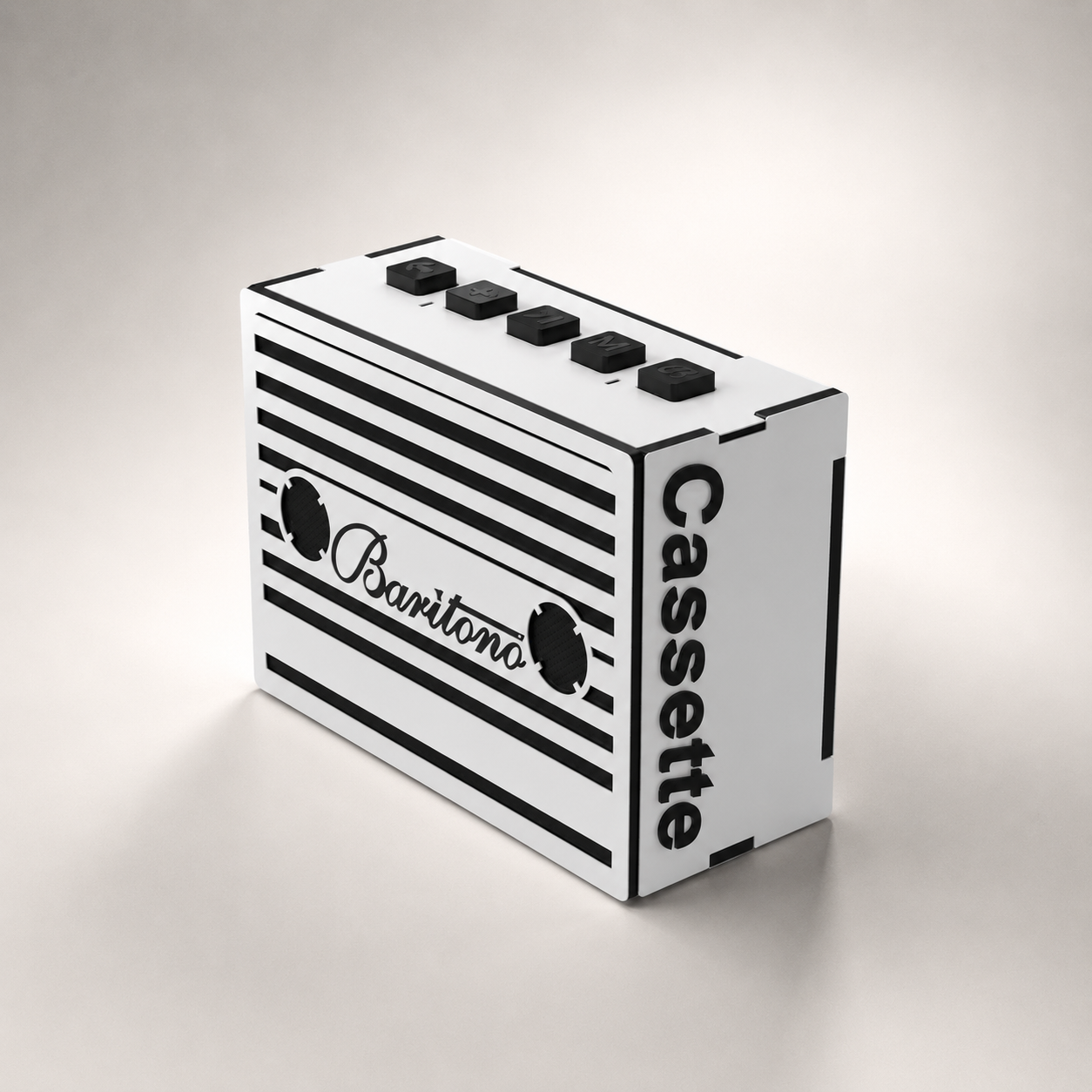 Cassette Classic White Wireless Speaker (5W)