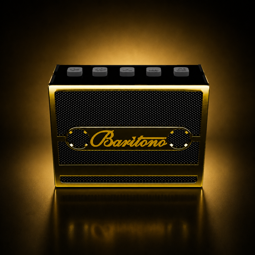 cassette Tape Midnight Black wireless speaker (5W)