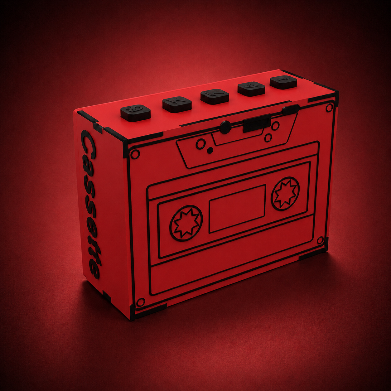cassette Tape Signal Red wireless speaker (5W)