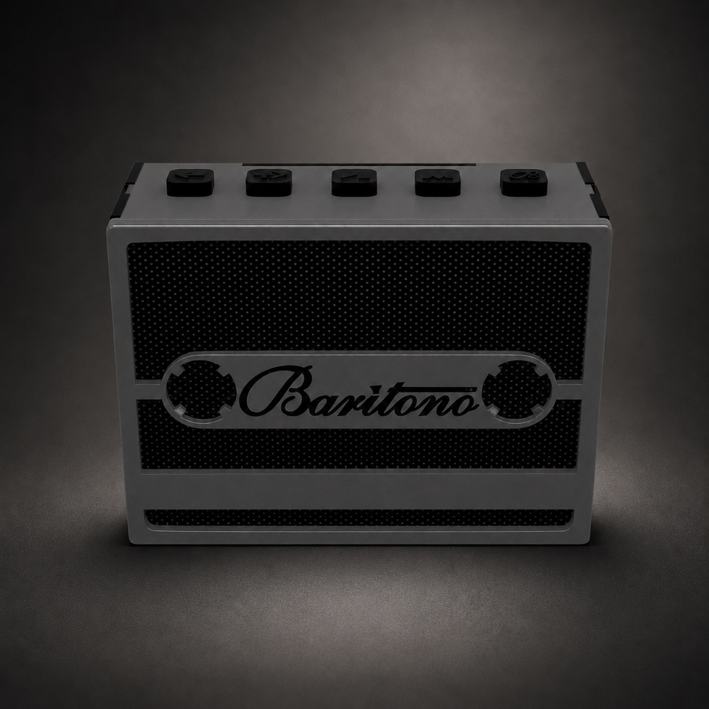 Cassette Tape Chrome Gray Wireless Speaker (5W)