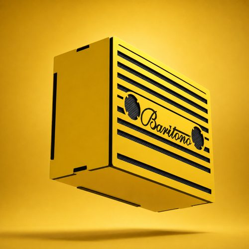 Cassette heritage Yellow Wireless Speaker (5W)