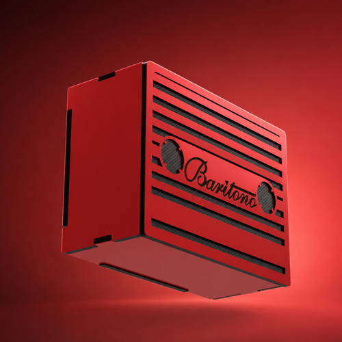 Cassette Blood Red Wireless Speaker (5W)