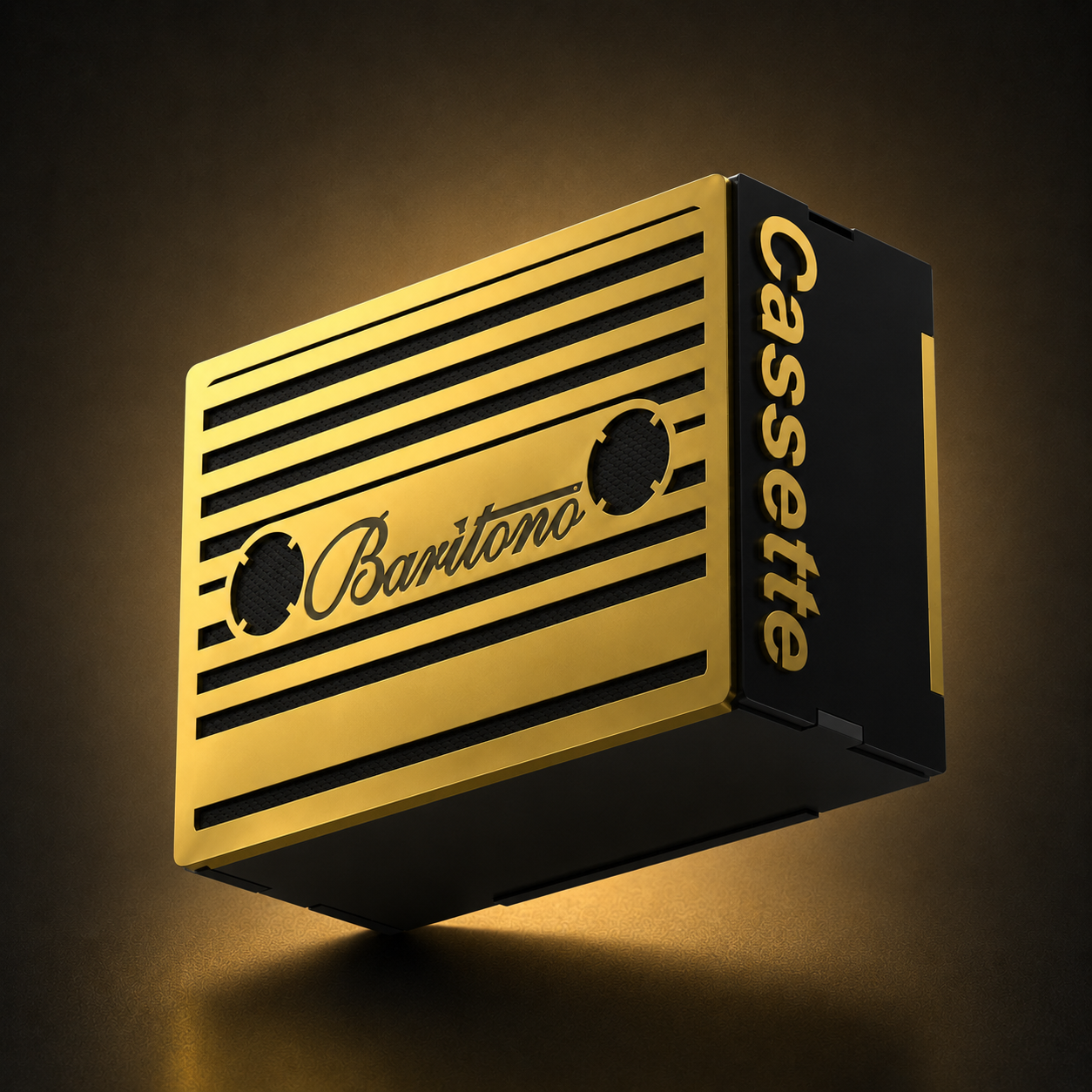 Cassette Midnight Black Wireless Speaker (5W)