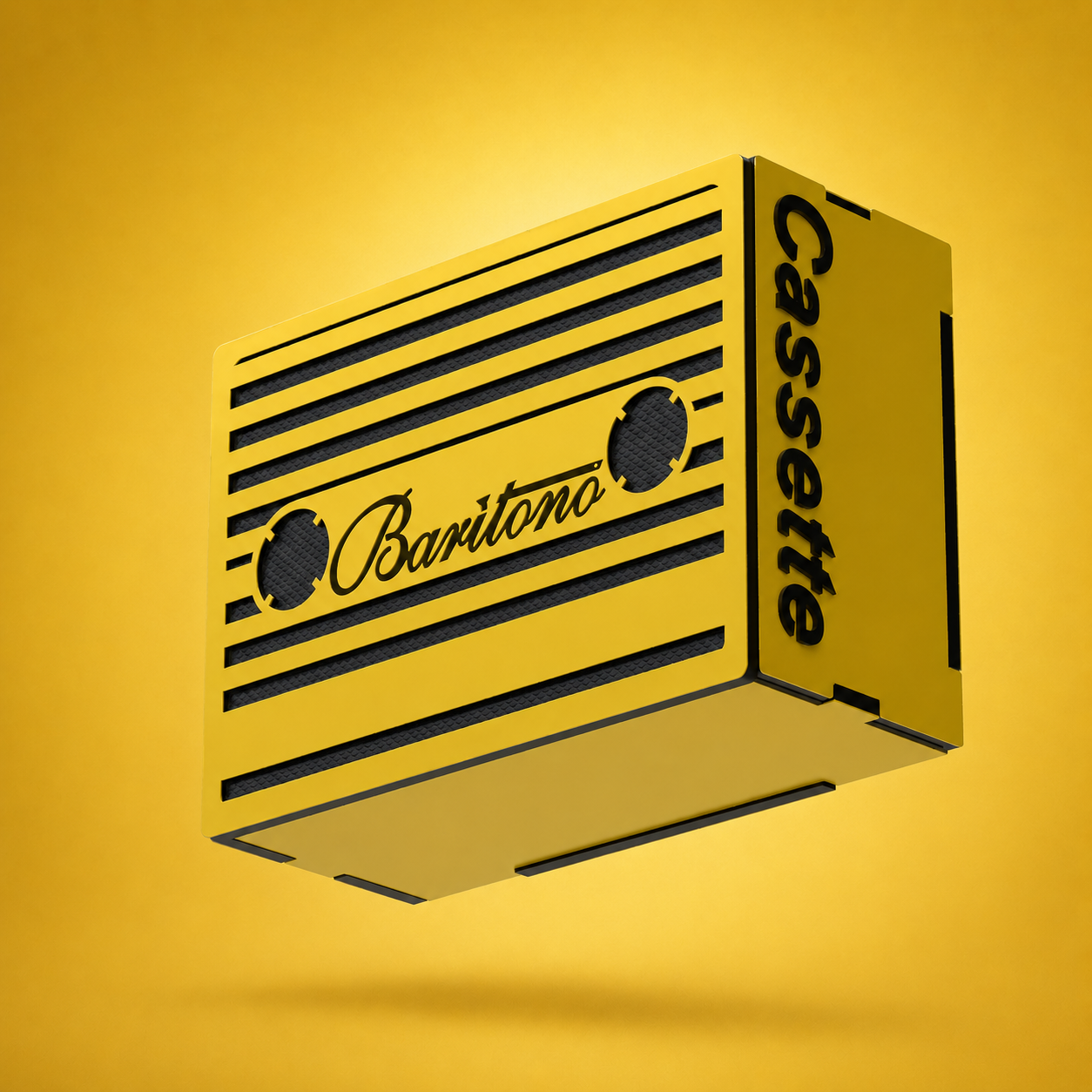 Cassette heritage Yellow Wireless Speaker (5W)