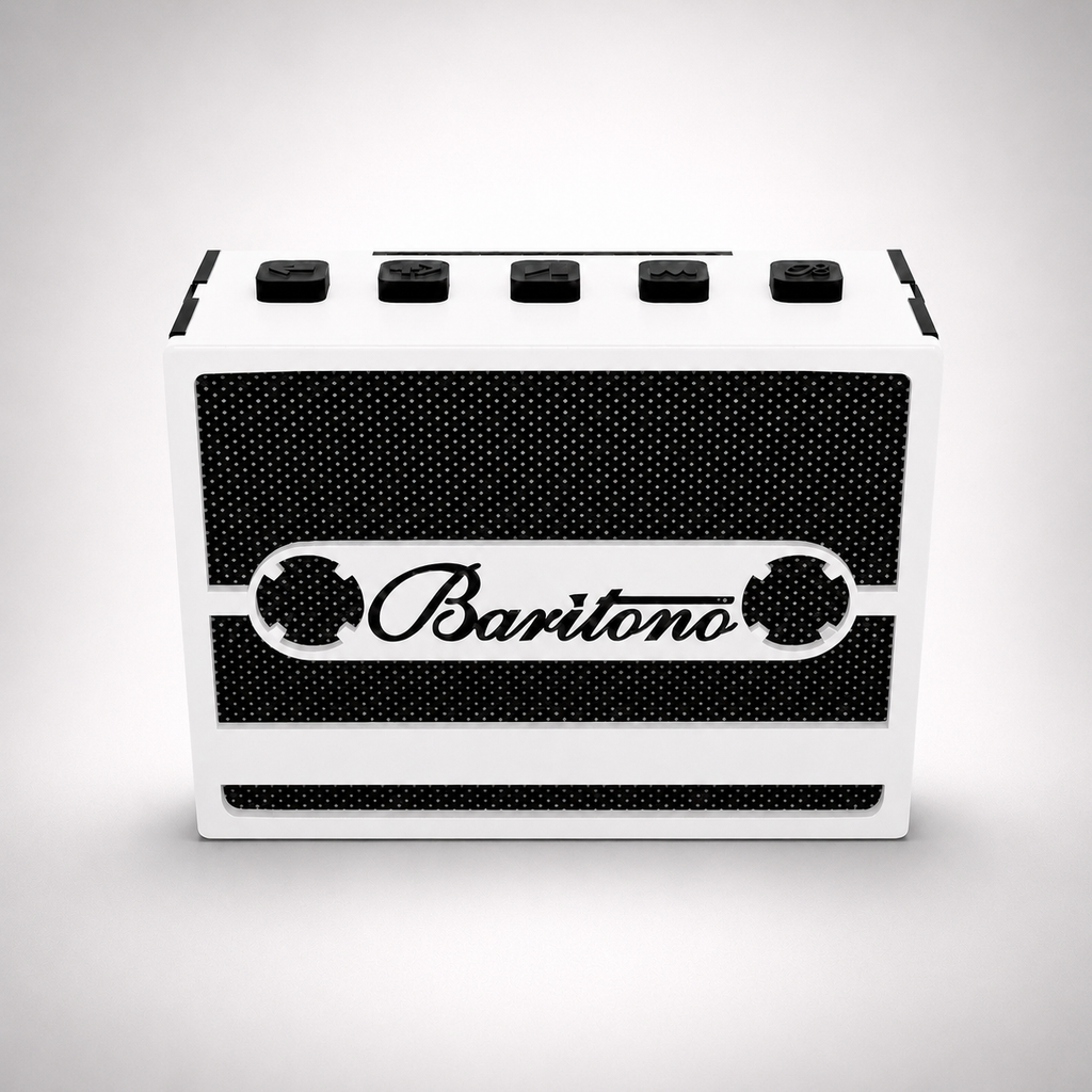 cassette Tape studio white wireless speaker (5W)