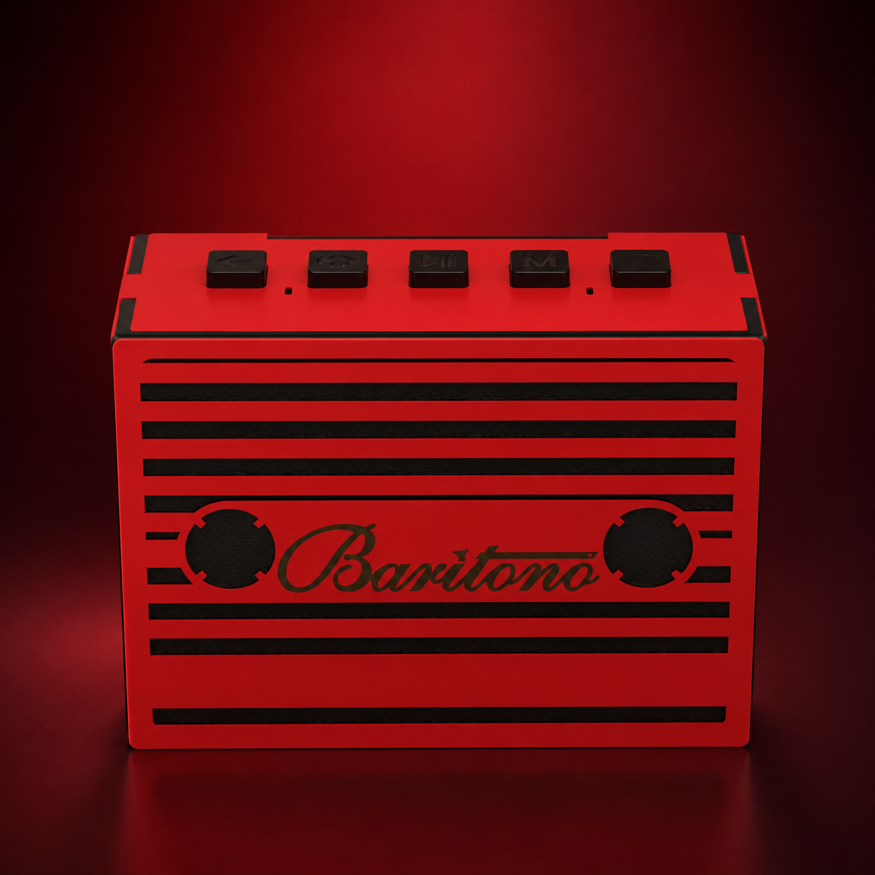 Cassette Blood Red Wireless Speaker (5W)
