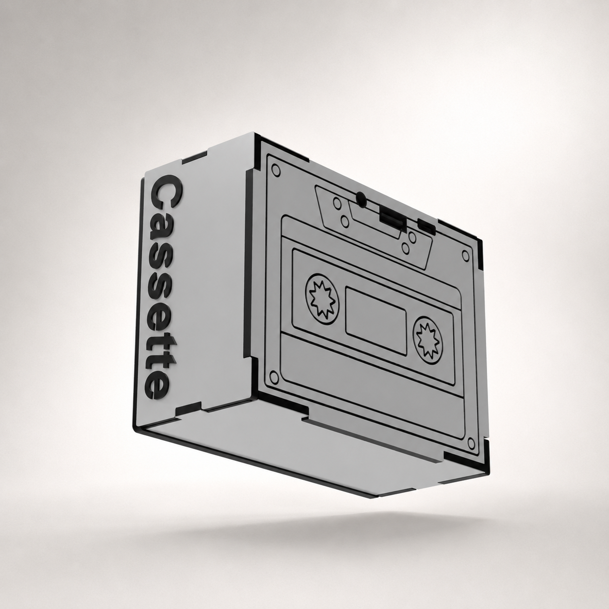 Cassette Classic White Wireless Speaker (5W)