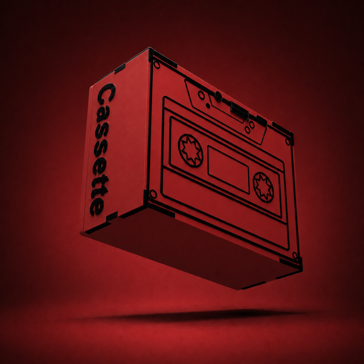 cassette Tape Signal Red wireless speaker (5W)