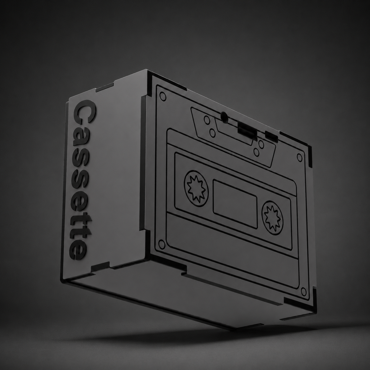 cassette Stone gray Wireless Speaker (5w)