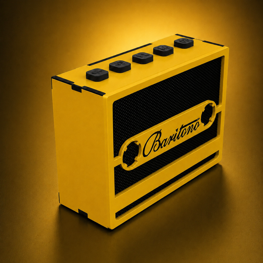 cassette Tape Electric Yellow wireless speaker (5W)