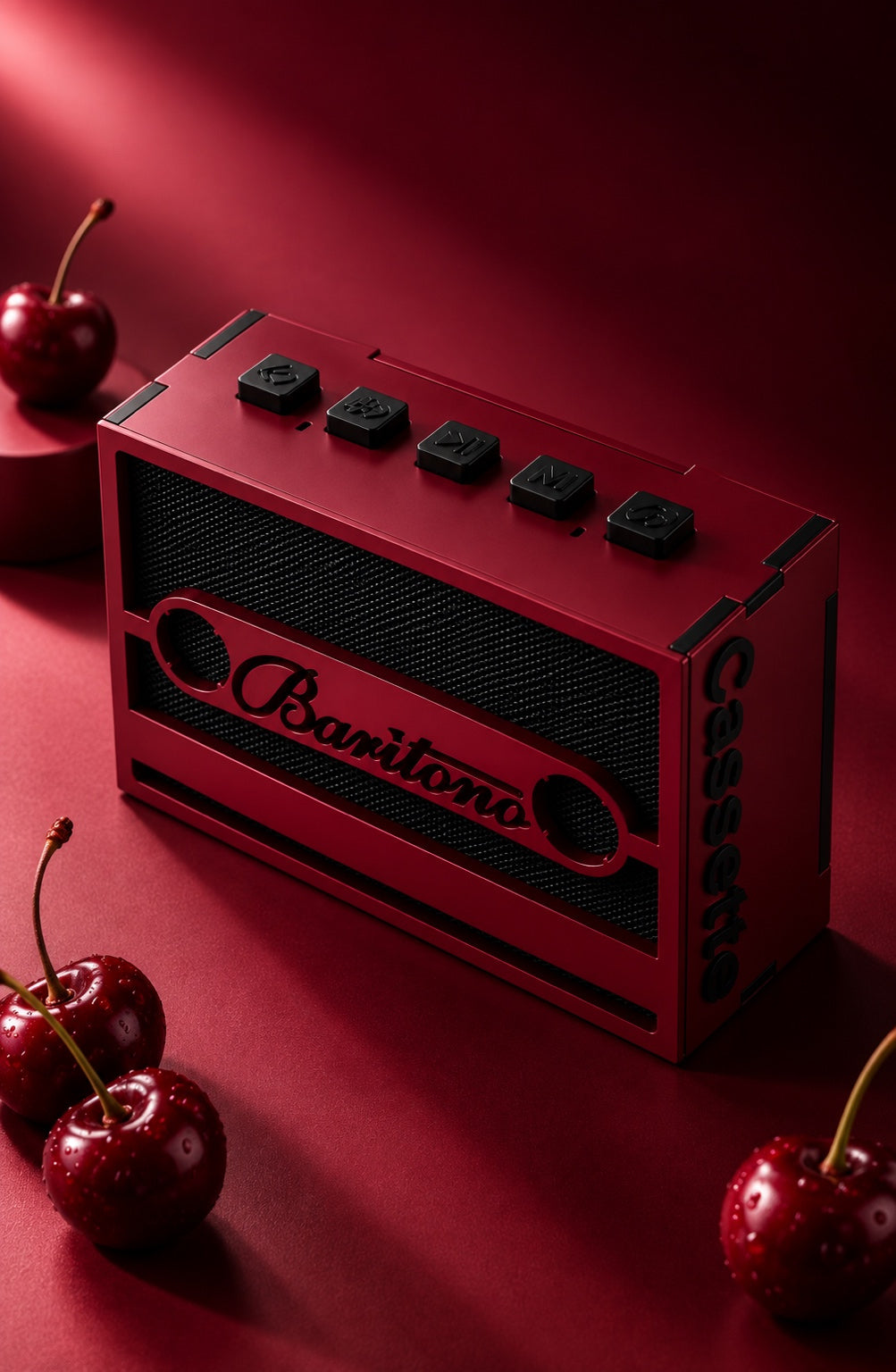 Baritono Cassette Tape Rouge