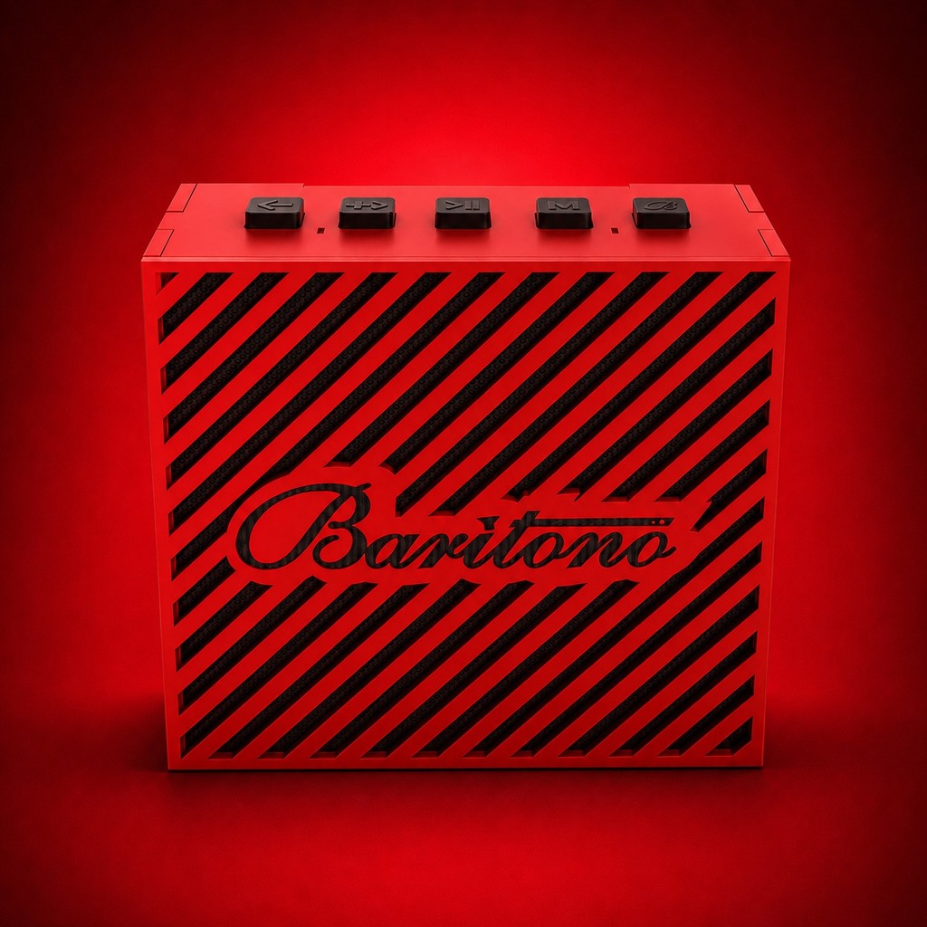 Edge Red 7w Wireless Speaker