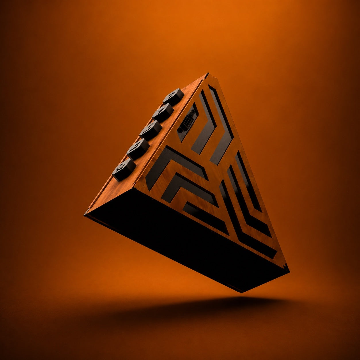 Tribe Light wood 7w Wireless Speaker