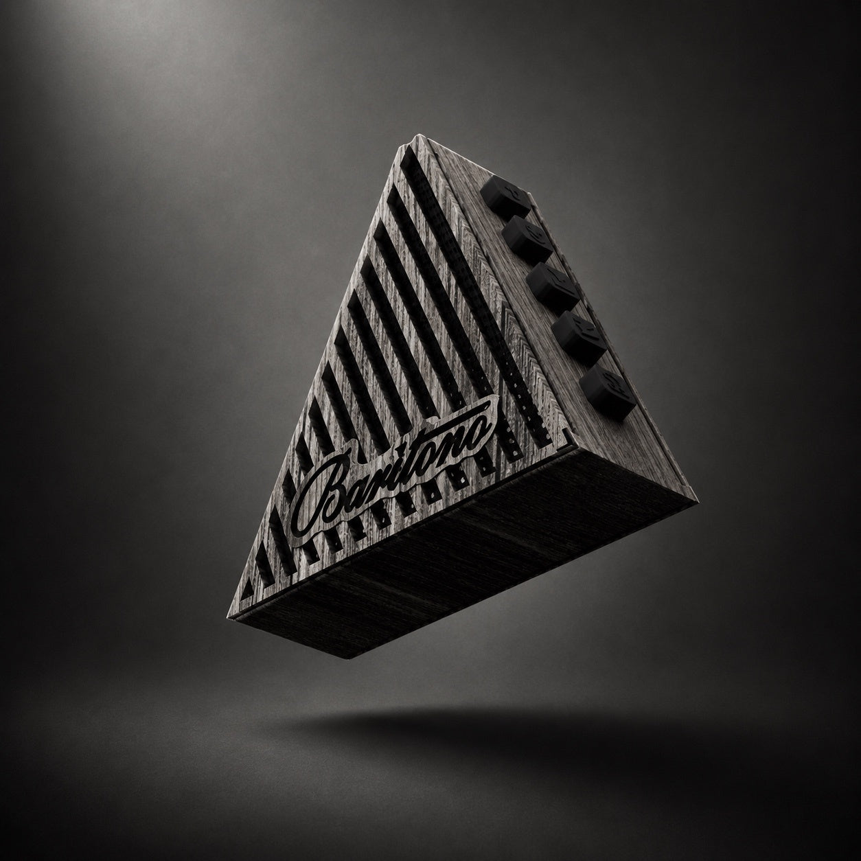Tribe  Gray Wood 7w Wireless Speaker