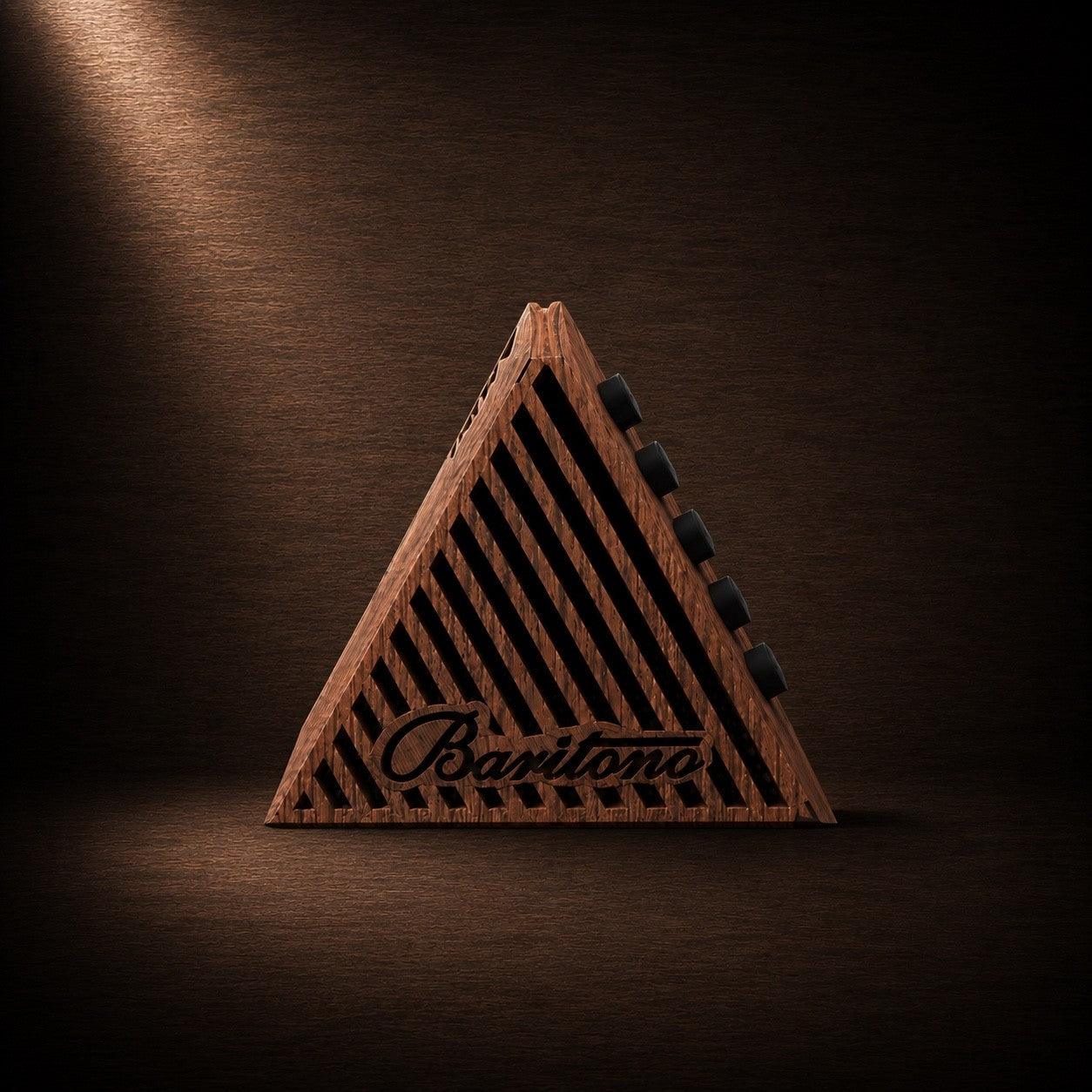 Tribe Dark Wood 7w Wireless Speaker