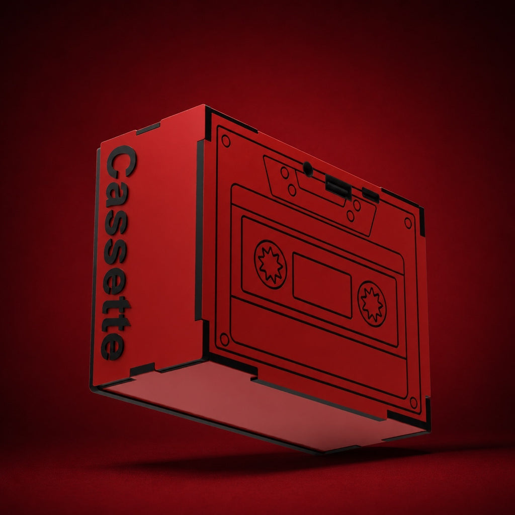 Cassette Blood Red Wireless Speaker (5W)