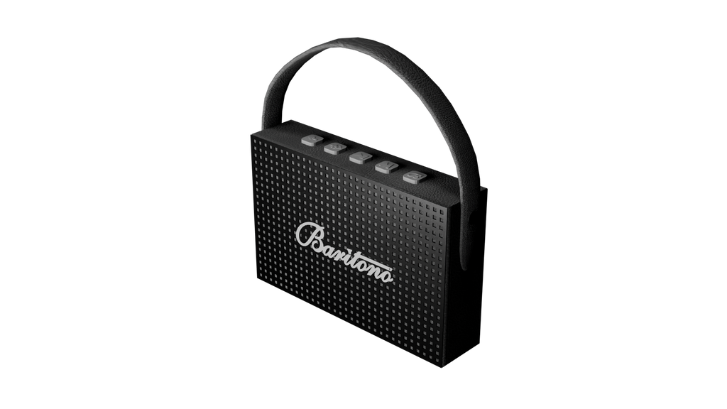 Recto-Slim Black 10w Wireless speaker