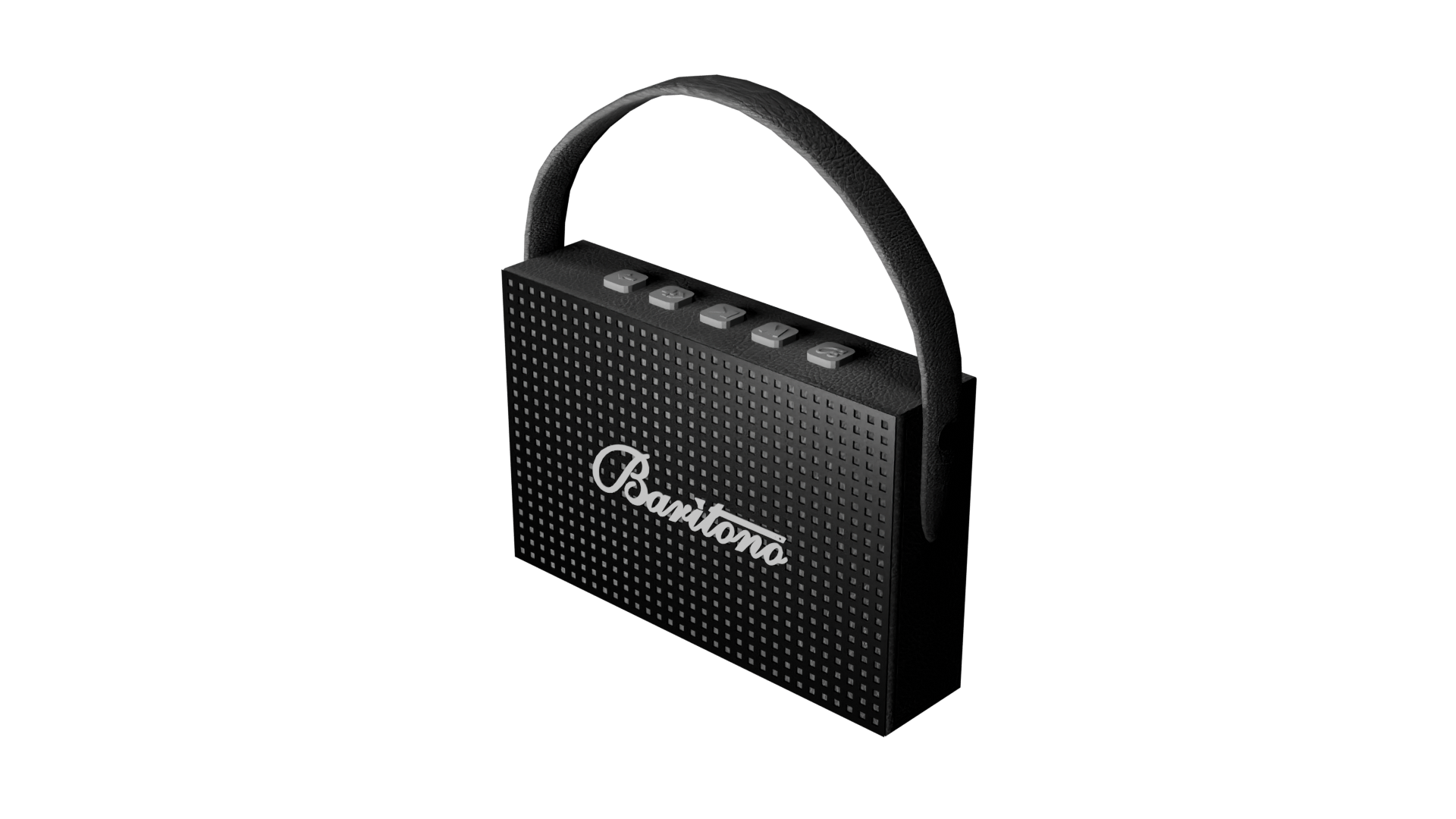Recto-Slim Black 10w Wireless speaker