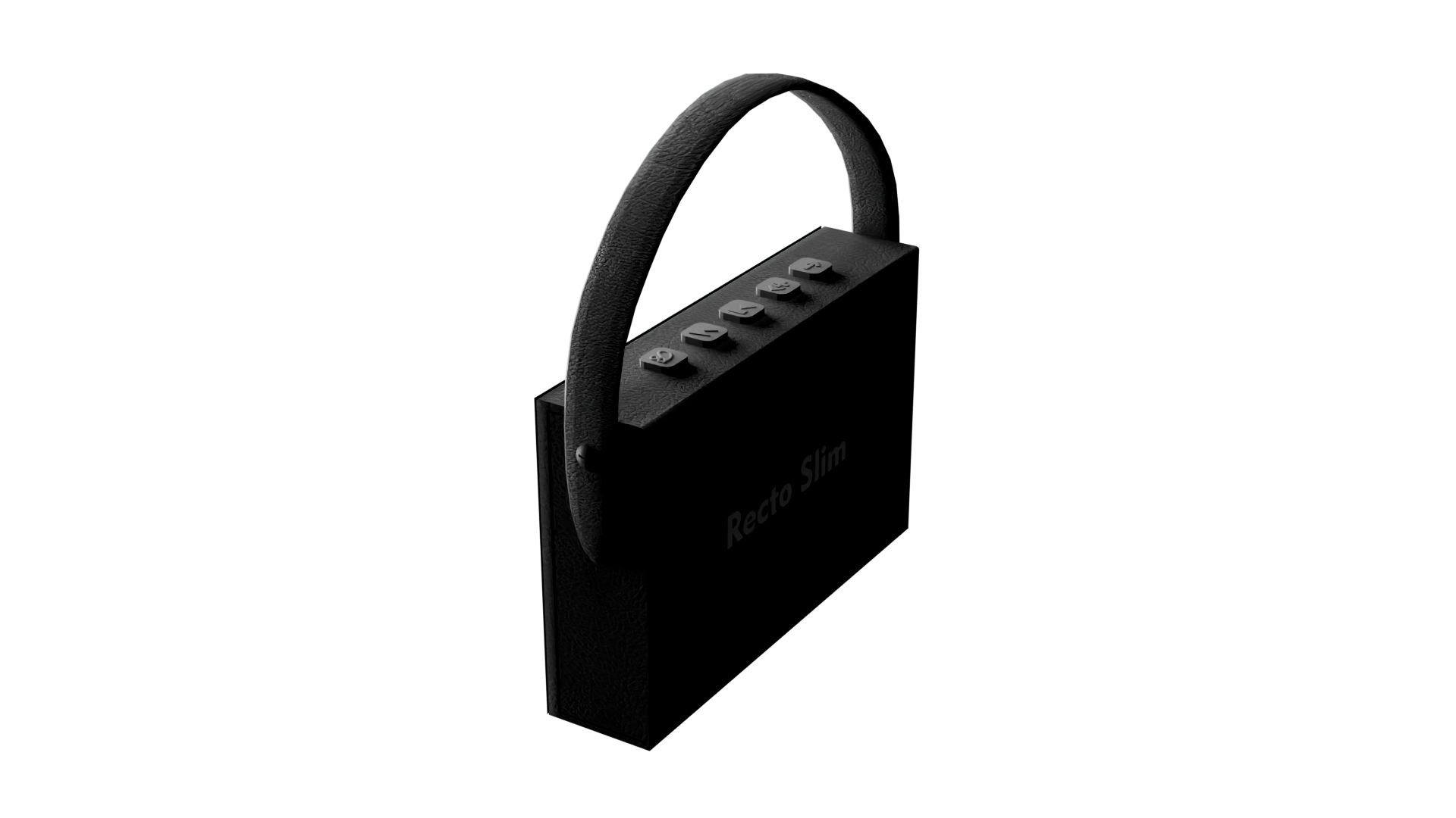 Recto-Slim Black 10w Wireless speaker
