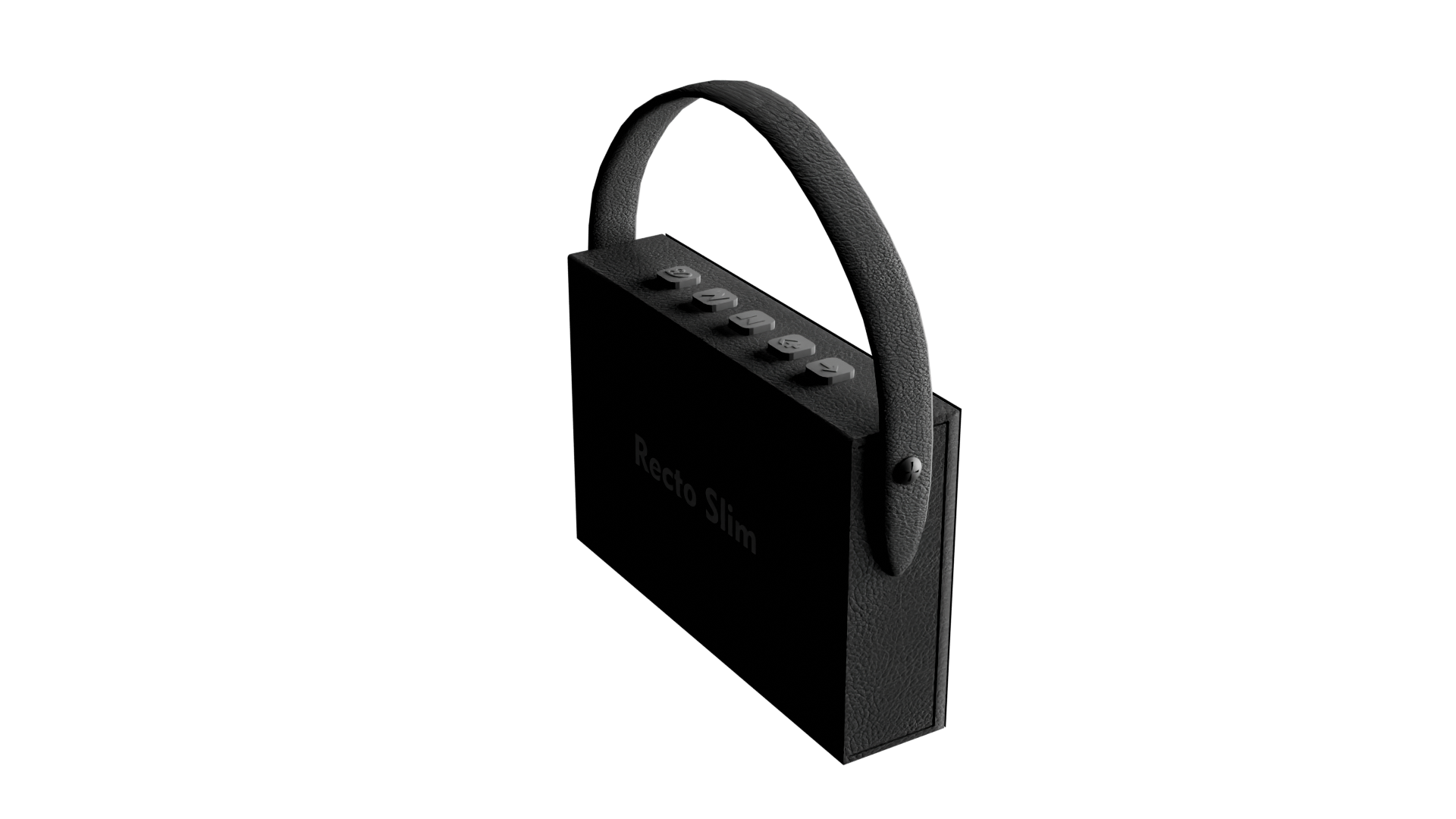 Recto-Slim Black 10w Wireless speaker