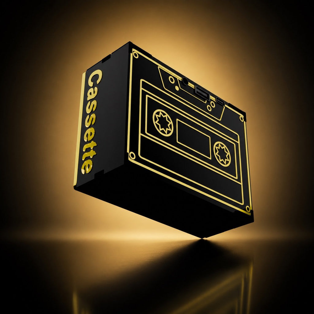 cassette Tape Midnight Black wireless speaker (5W)