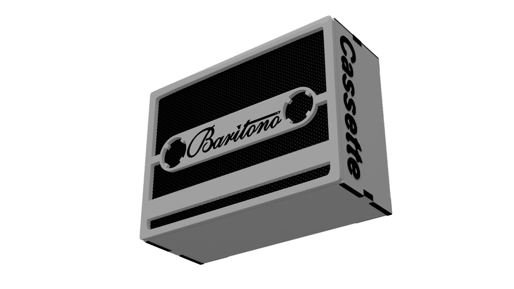 cassette Tape Chrome Gray 5w wireless speaker