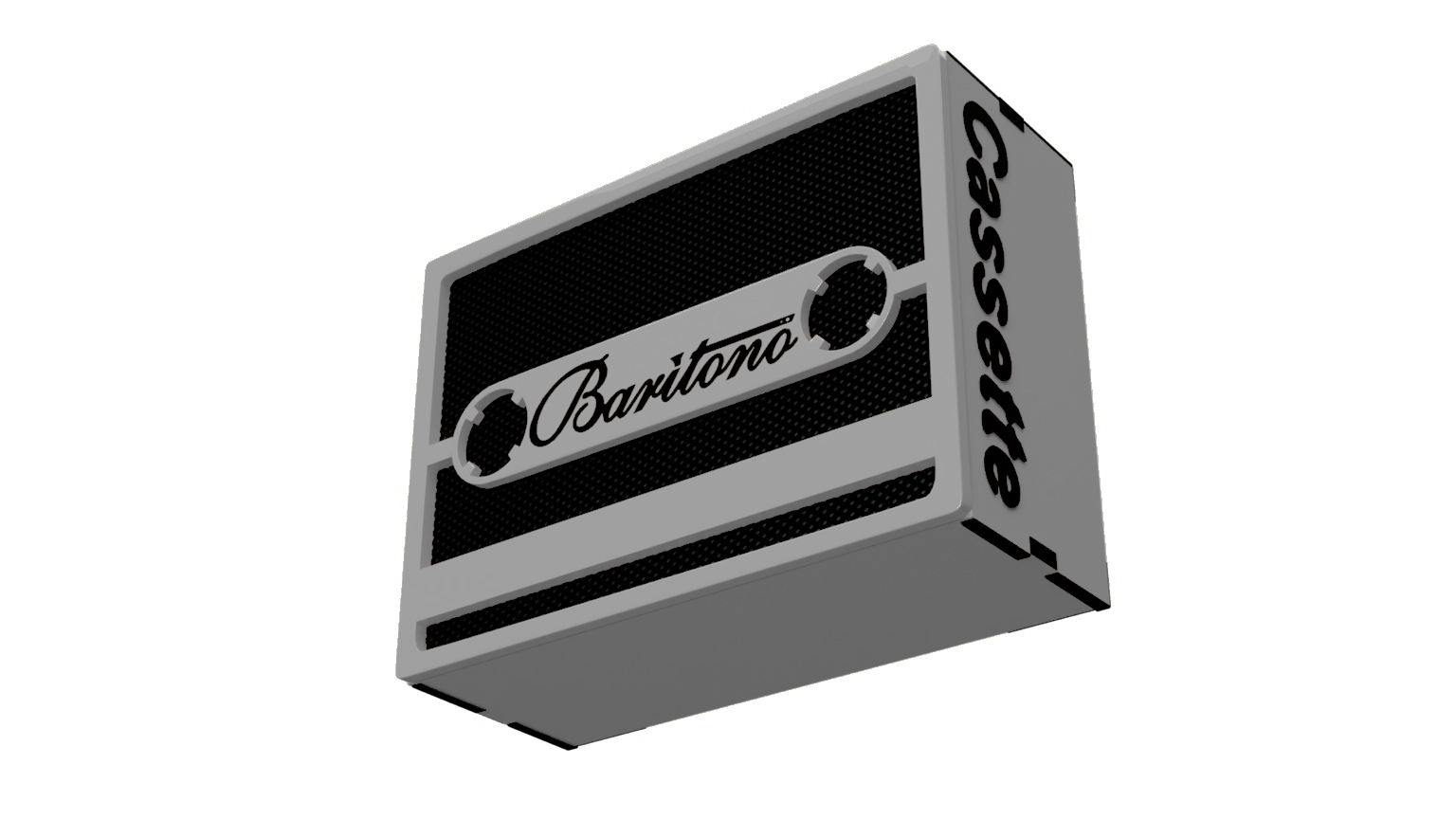 cassette Tape Chrome Gray 5w wireless speaker