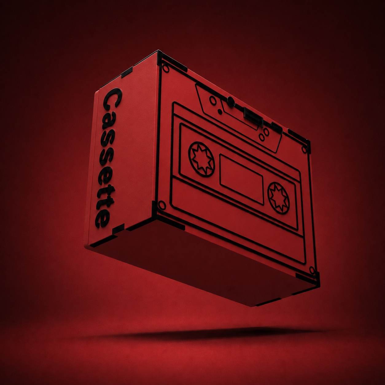 cassette Tape Signal Red wireless speaker (5W)