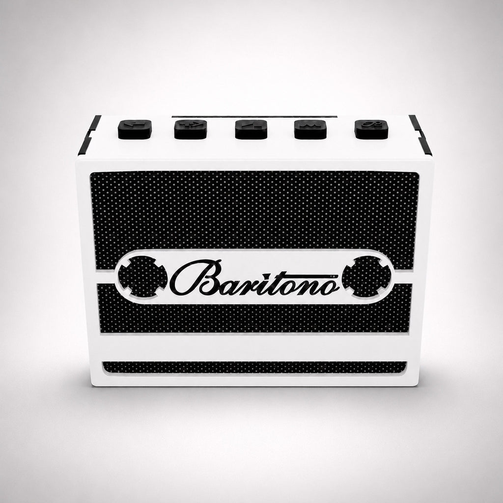 cassette Tape studio white wireless speaker (5W)