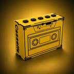 cassette Tape Electric Yellow wireless speaker (5W)