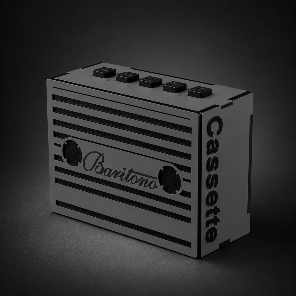 cassette Stone gray Wireless Speaker (5w)