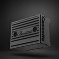 cassette Stone gray Wireless Speaker (5w)