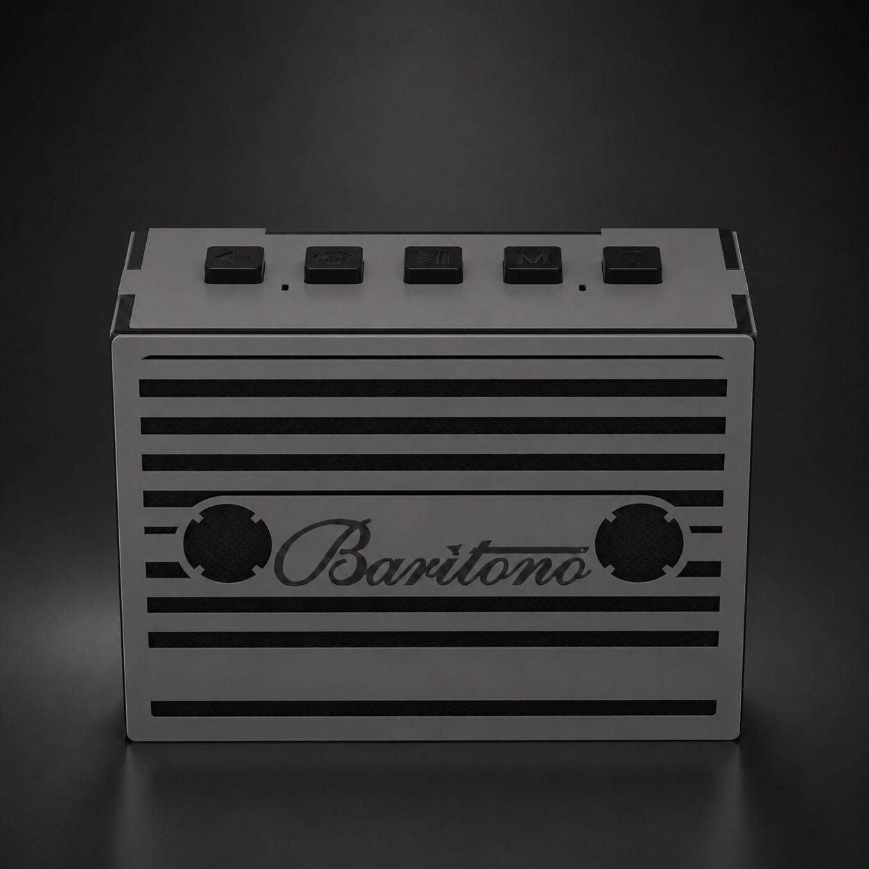 cassette Stone gray Wireless Speaker (5w)