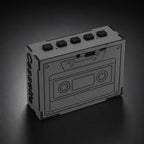 cassette Stone gray Wireless Speaker (5w)