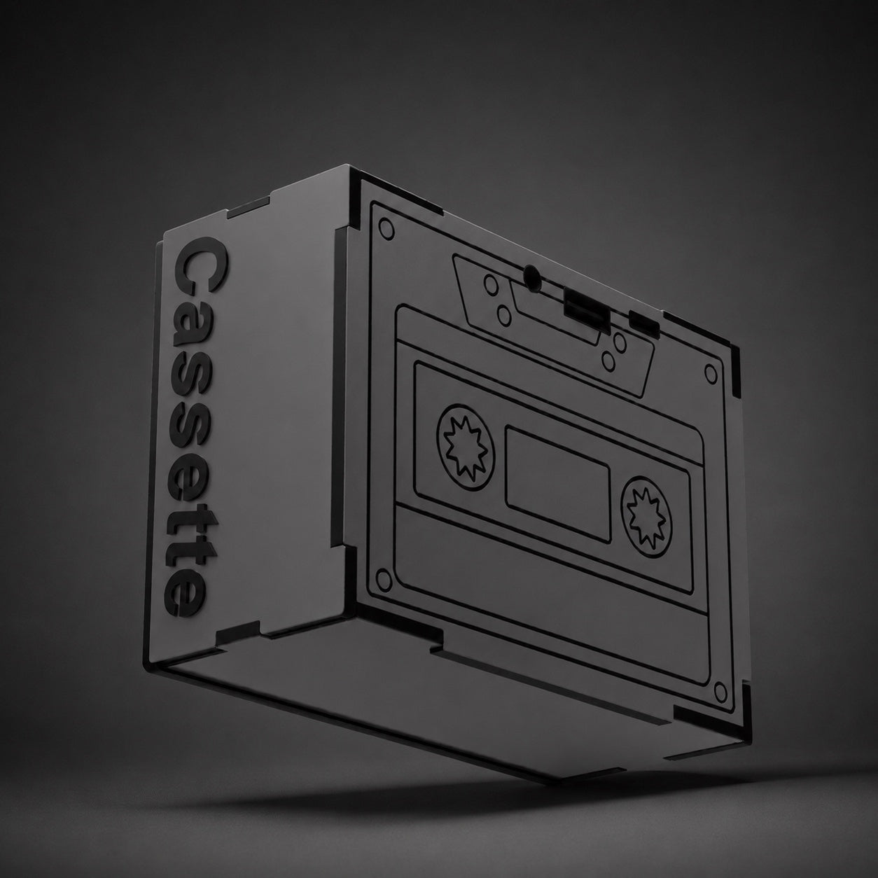 cassette Stone gray Wireless Speaker (5w)