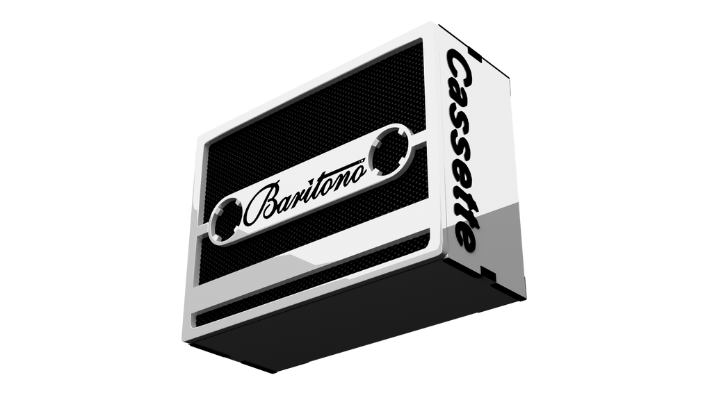 cassette Tape studio white 5w wireless speaker