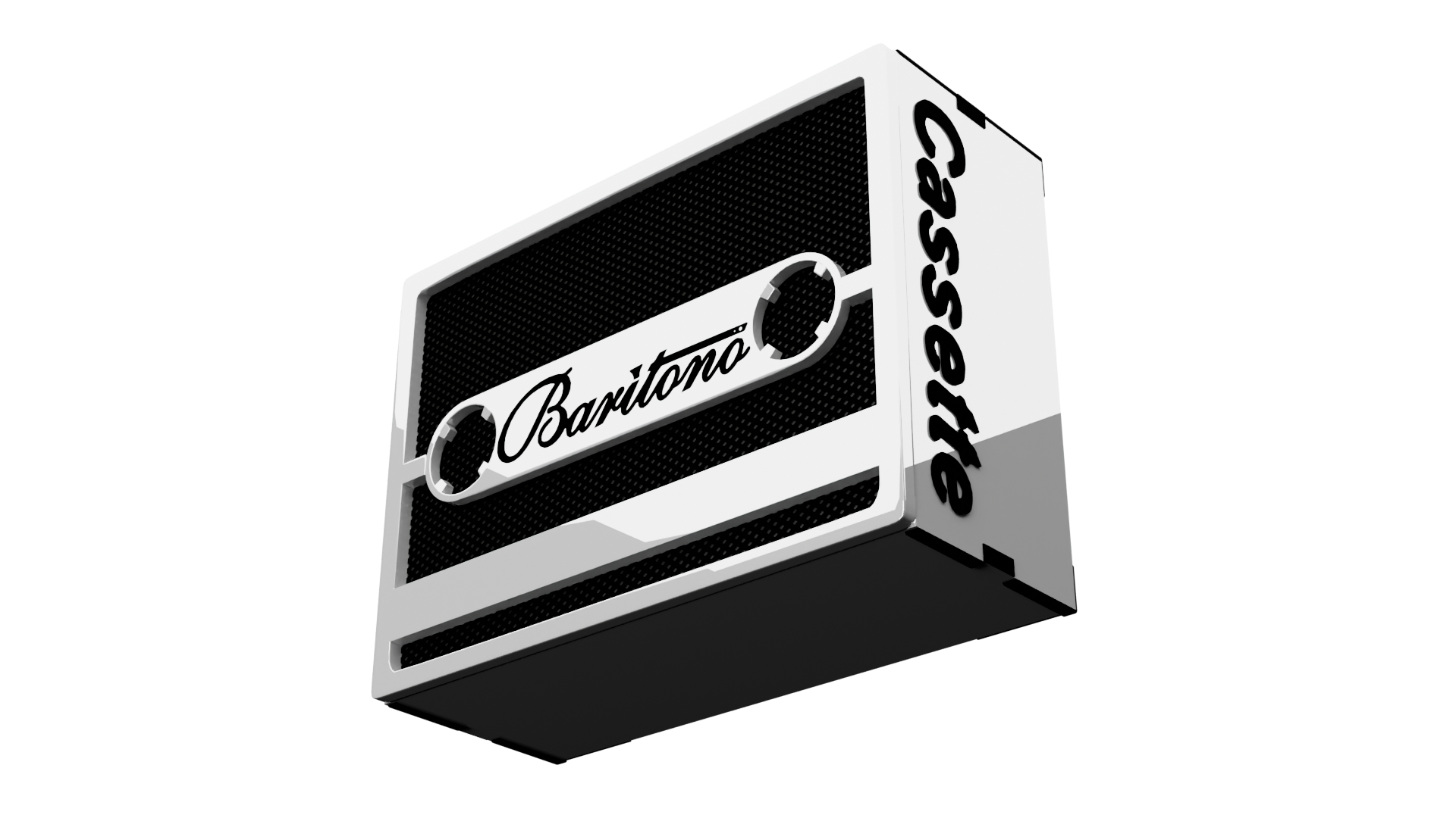 cassette Tape studio white 5w wireless speaker