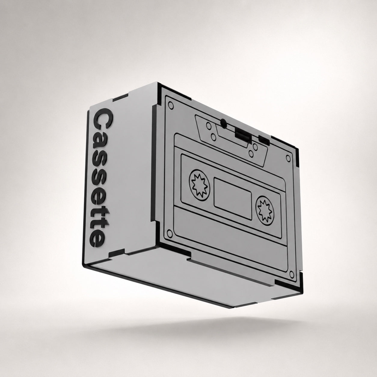 Cassette Classic White Wireless Speaker (5W)