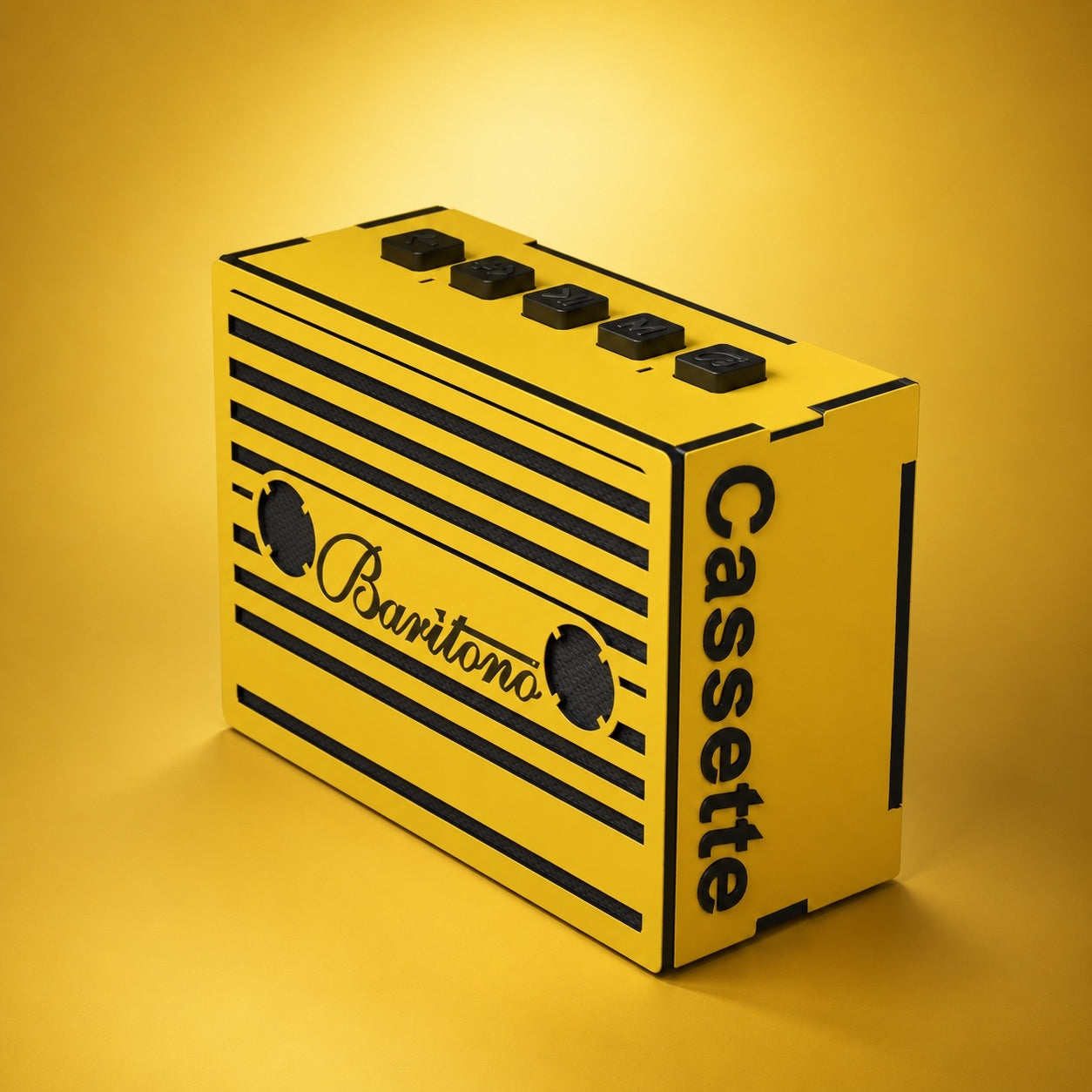 Cassette heritage Yellow Wireless Speaker (5W)